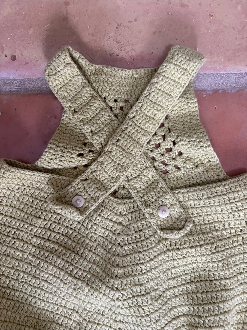 Kate Quinn With Love From Africa Hand Crochet Organic Cotton Bubble Romper
